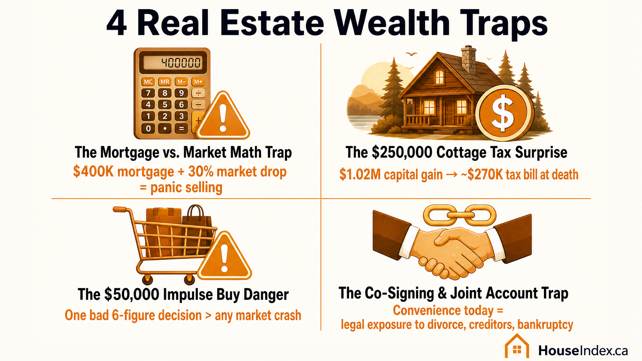 4 Canadian Real Estate Wealth Traps That Cost Families Hundreds of Thousands