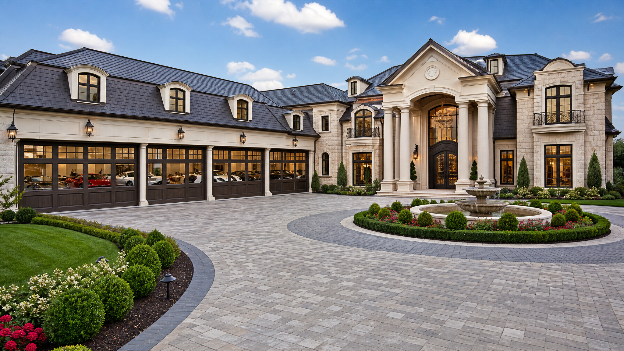 Luxury Homes with 4+ Car Garages