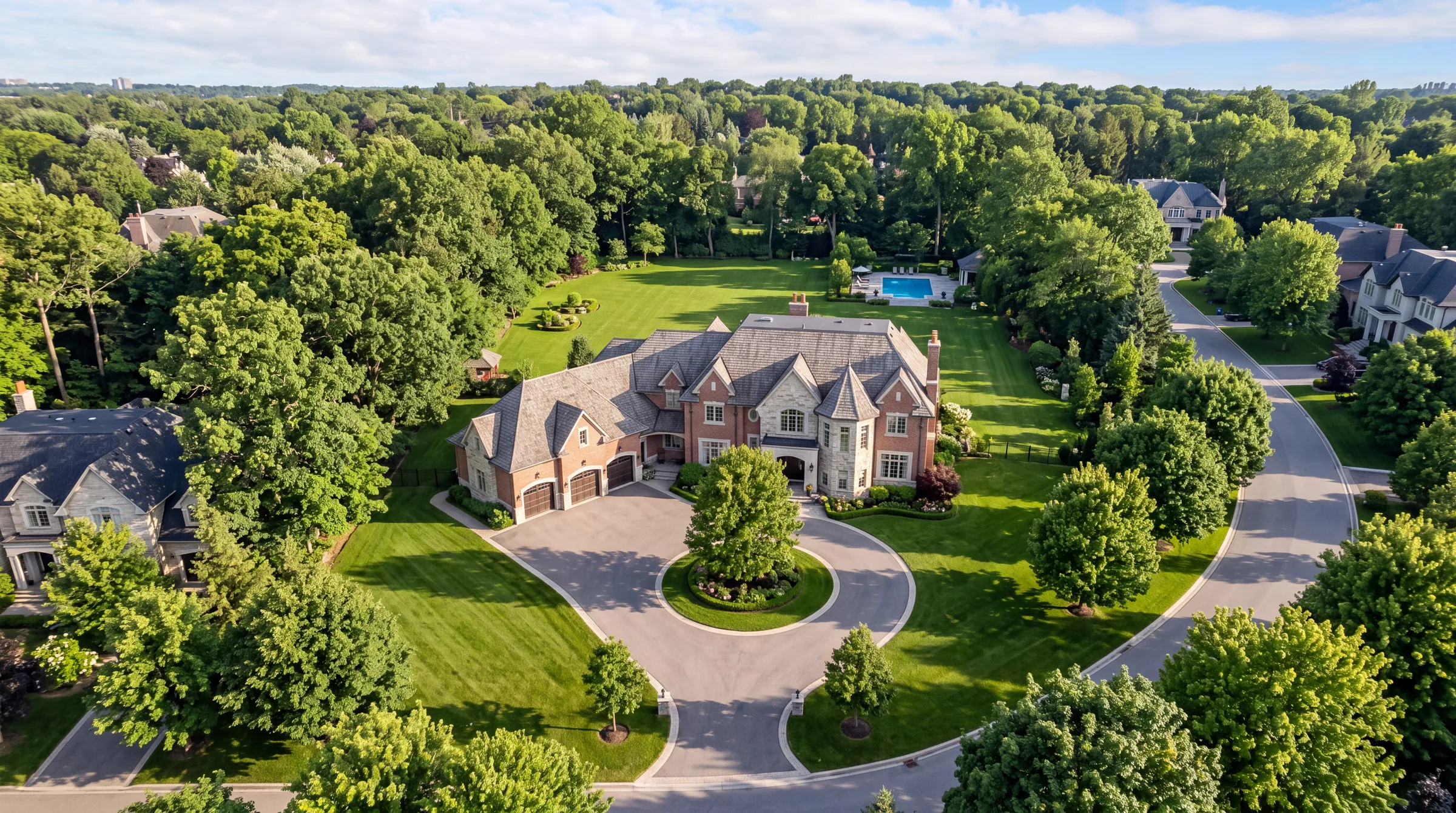 Luxury Homes on Large & Deep Estate Lots in the GTA